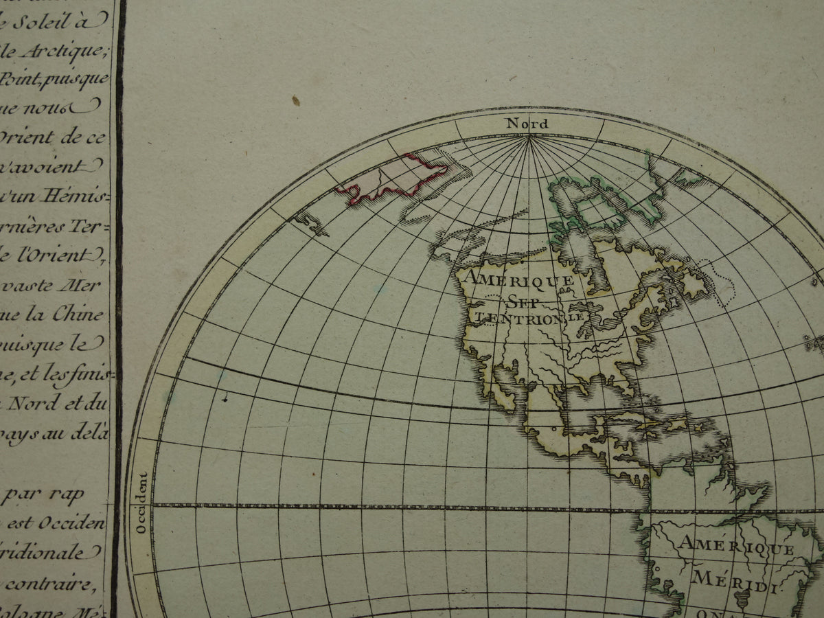 Old world map from 1761 Antique map of the world Vintage world maps with date