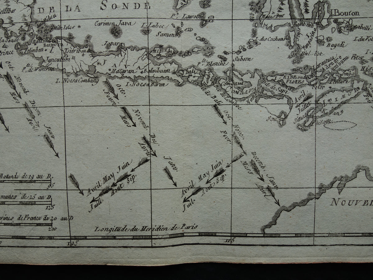 INDONESIA antique map of Indonesia from 1780 Beautiful original 245+ year old map of the Moluccas