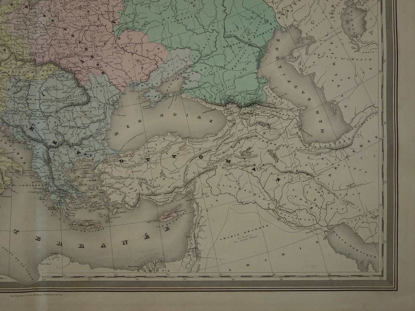 Map of Europe during Emperor Charles V Antique map European continent 16th century vintage maps