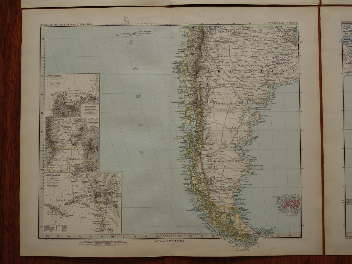 historische landkaarten Zuid-Amerika Winkel