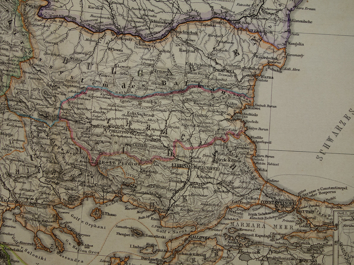 het Turkse rijk in het jaar 1885