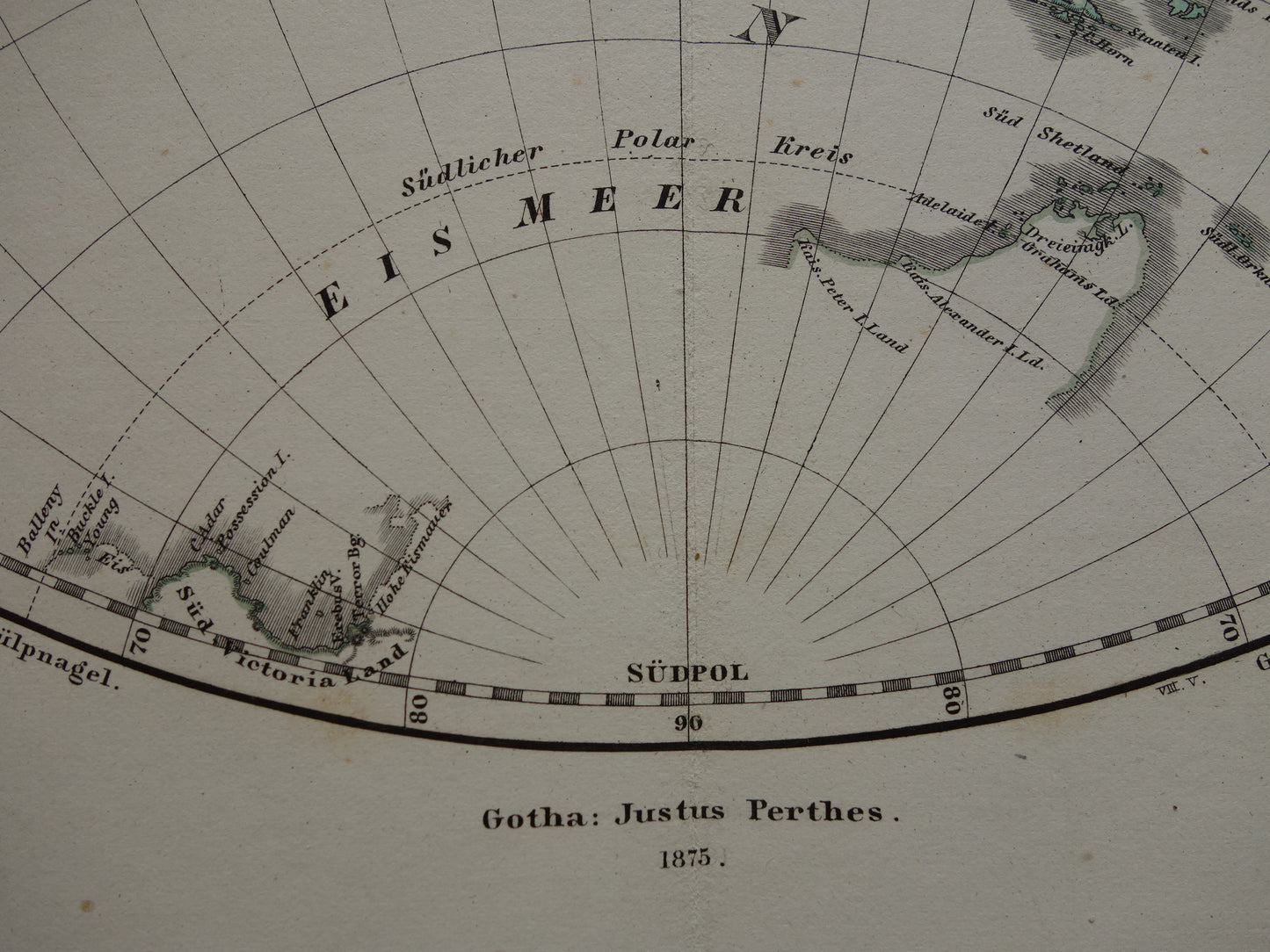 Antike Karte von Amerika, Originalkarte der westlichen Hemisphäre, über 145 Jahre alt, Karte von Nord- und Südamerika, Polynesien, Weltkarte