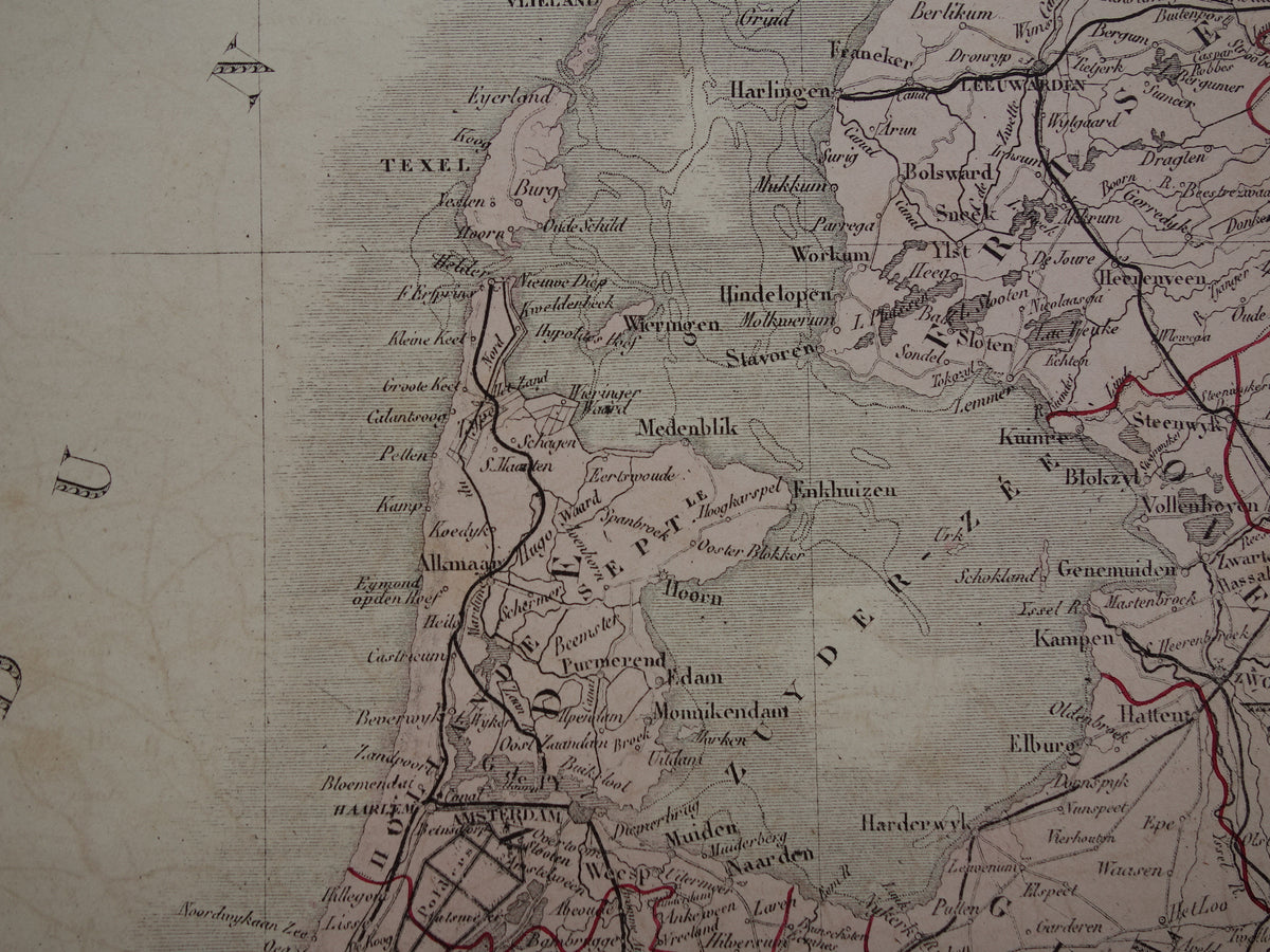 grote historische kaart van Nederland kopen
