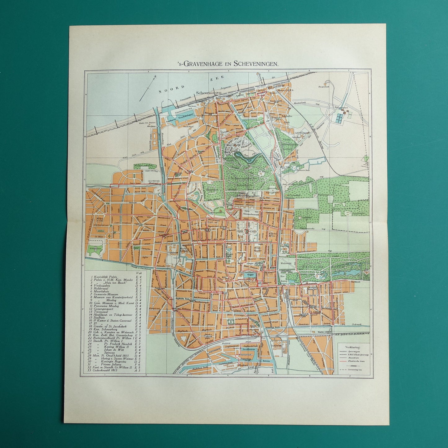 oude kaarten van Den Haag en Scheveningen te koop