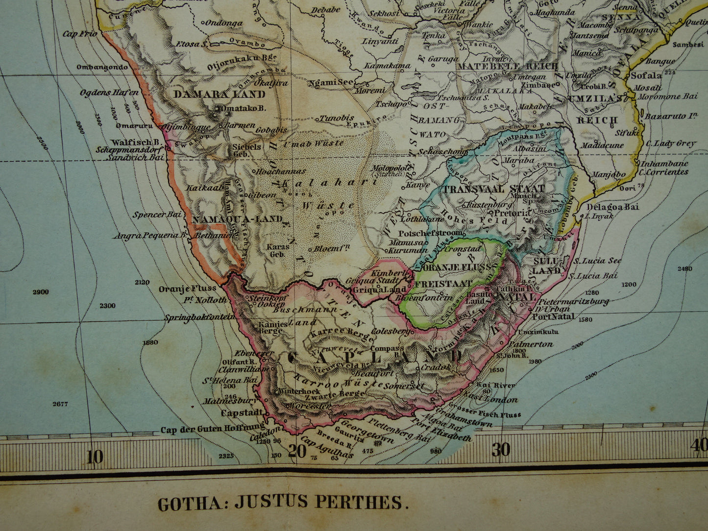 Antike Karte von Afrika aus dem Jahr 1884. Großes, originales, über 140 Jahre altes, handkoloriertes Kartenposter des afrikanischen Kontinents.