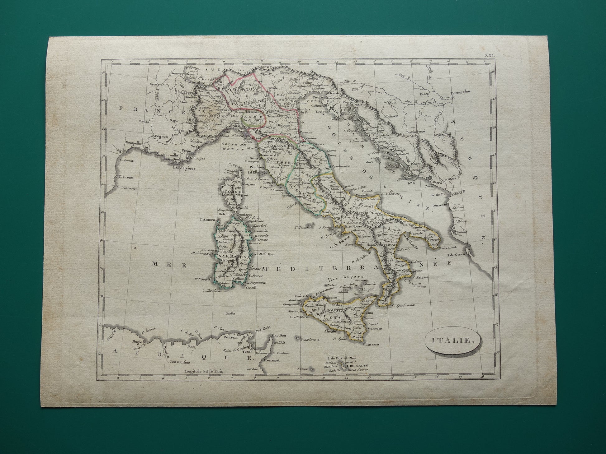 italie in het jaar 1804