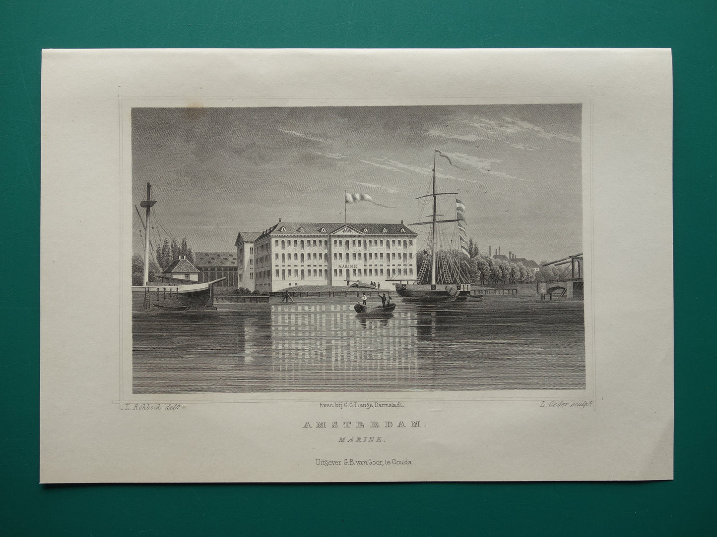 scheepvaartmuseum illustratie historische prenten cadeau