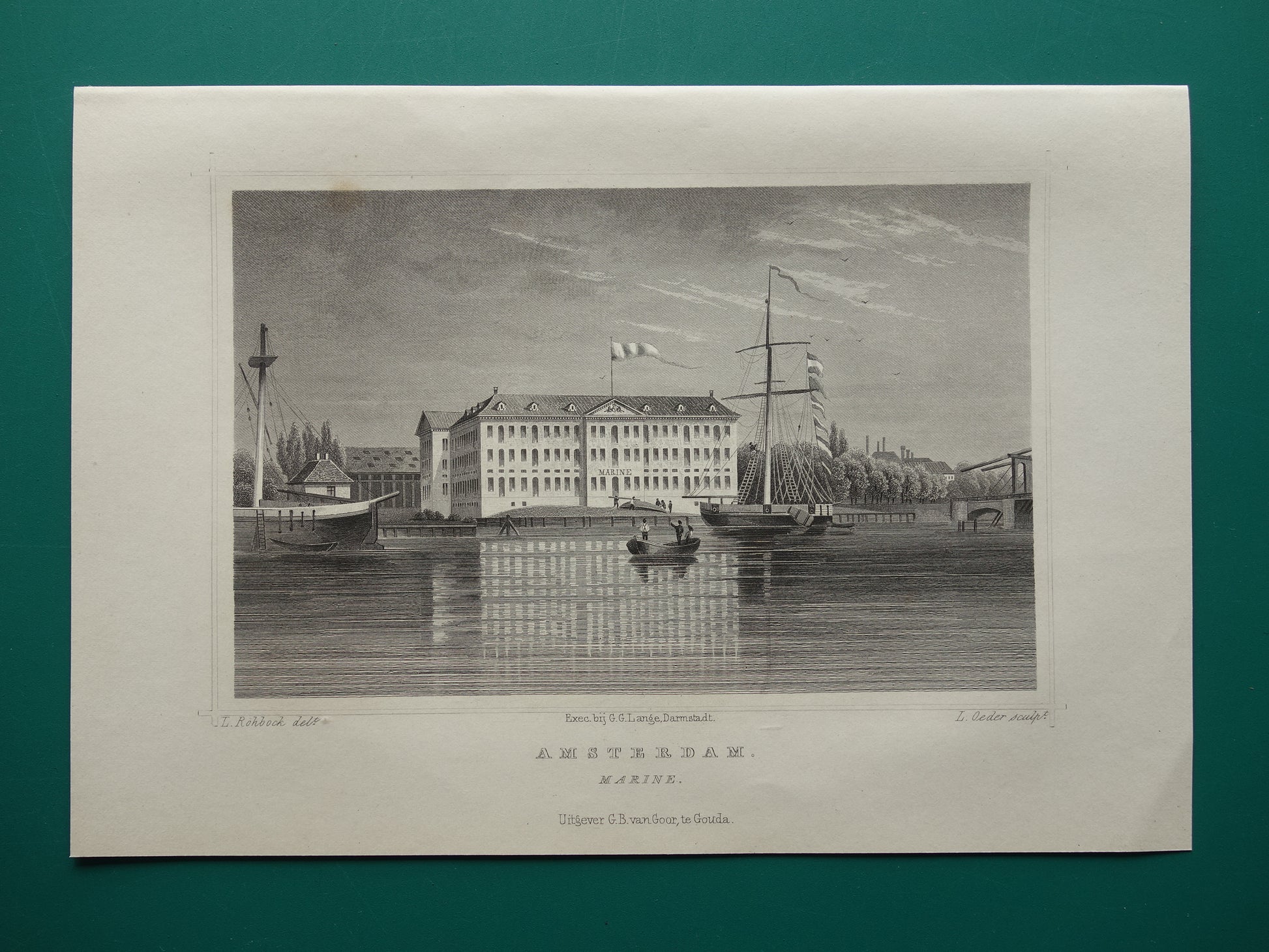 scheepvaartmuseum illustratie historische prenten cadeau