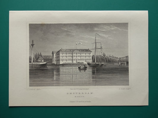 scheepvaartmuseum illustratie historische prenten cadeau