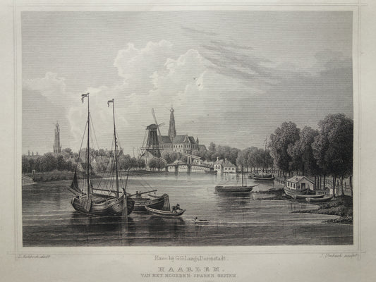 oude prenten van Haarlem kopen antieke gravures