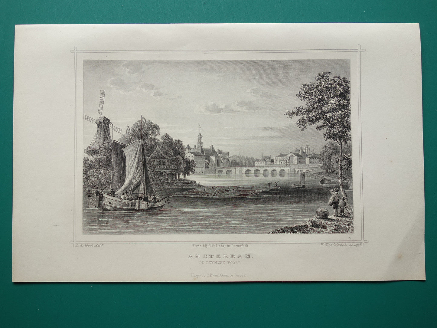 Amsterdam. De leydsche poort Terwen historisch Amsterdam muurdecoratie te koop
