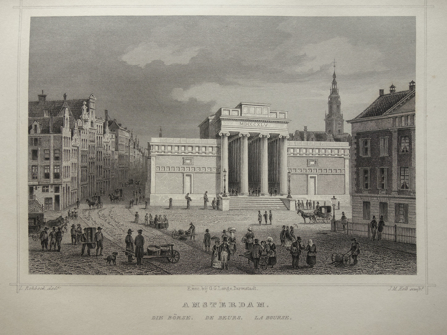 de beurs van Zocher Amsterdam
