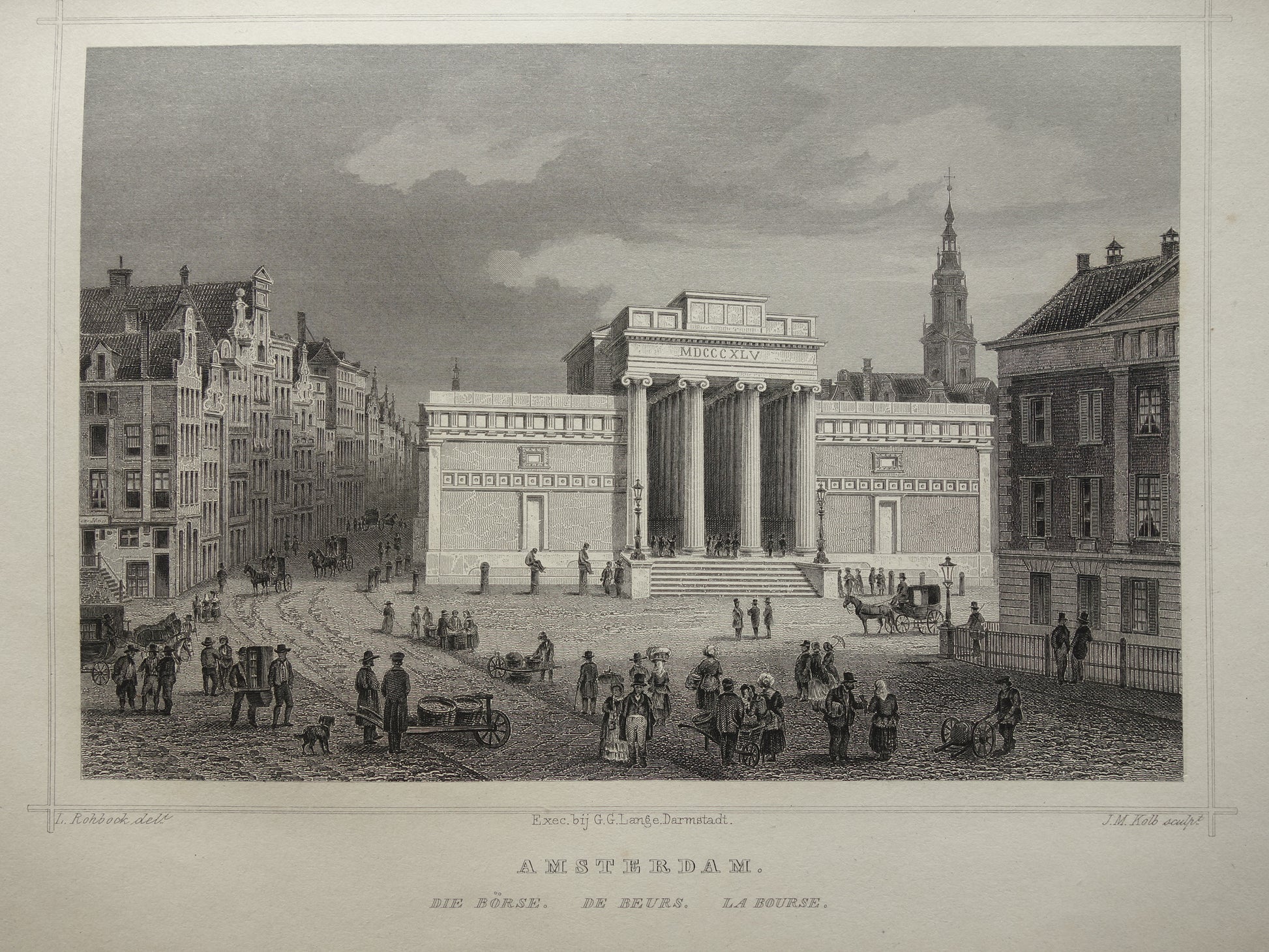 de beurs van Zocher Amsterdam