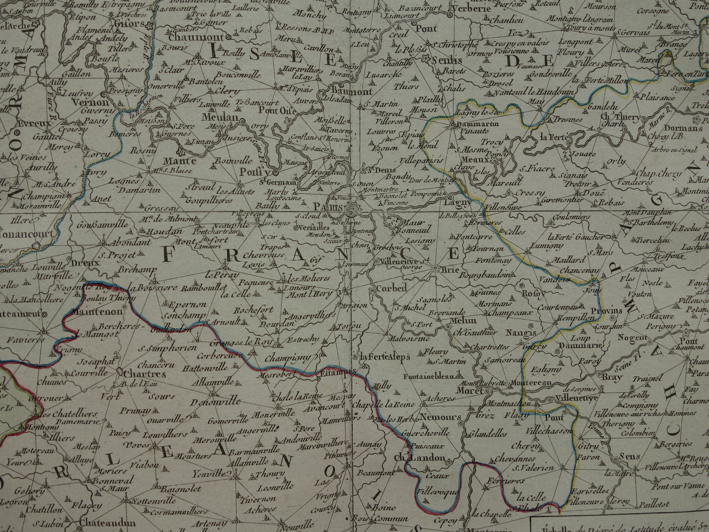 CARTOGRAPHY Set of three old engravings about concepts from Cartography Geography - Original 260+ year old French matching prints Projection