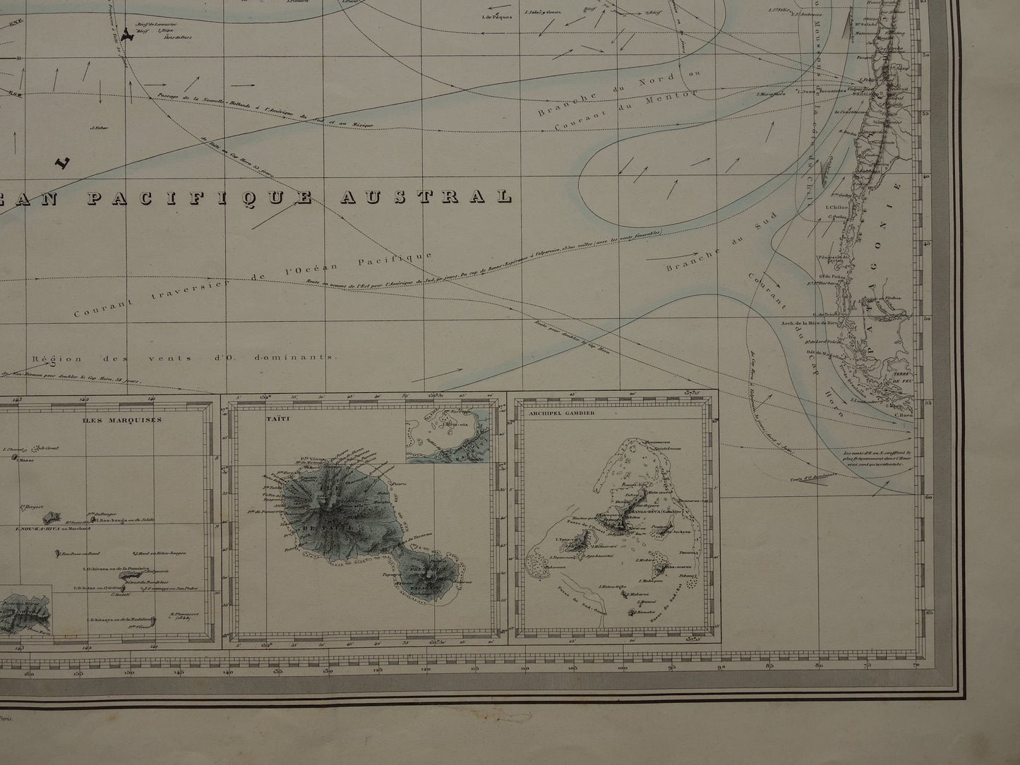 Antique map of Oceania 1880 original antique very large map Australia Indonesia Polynesia