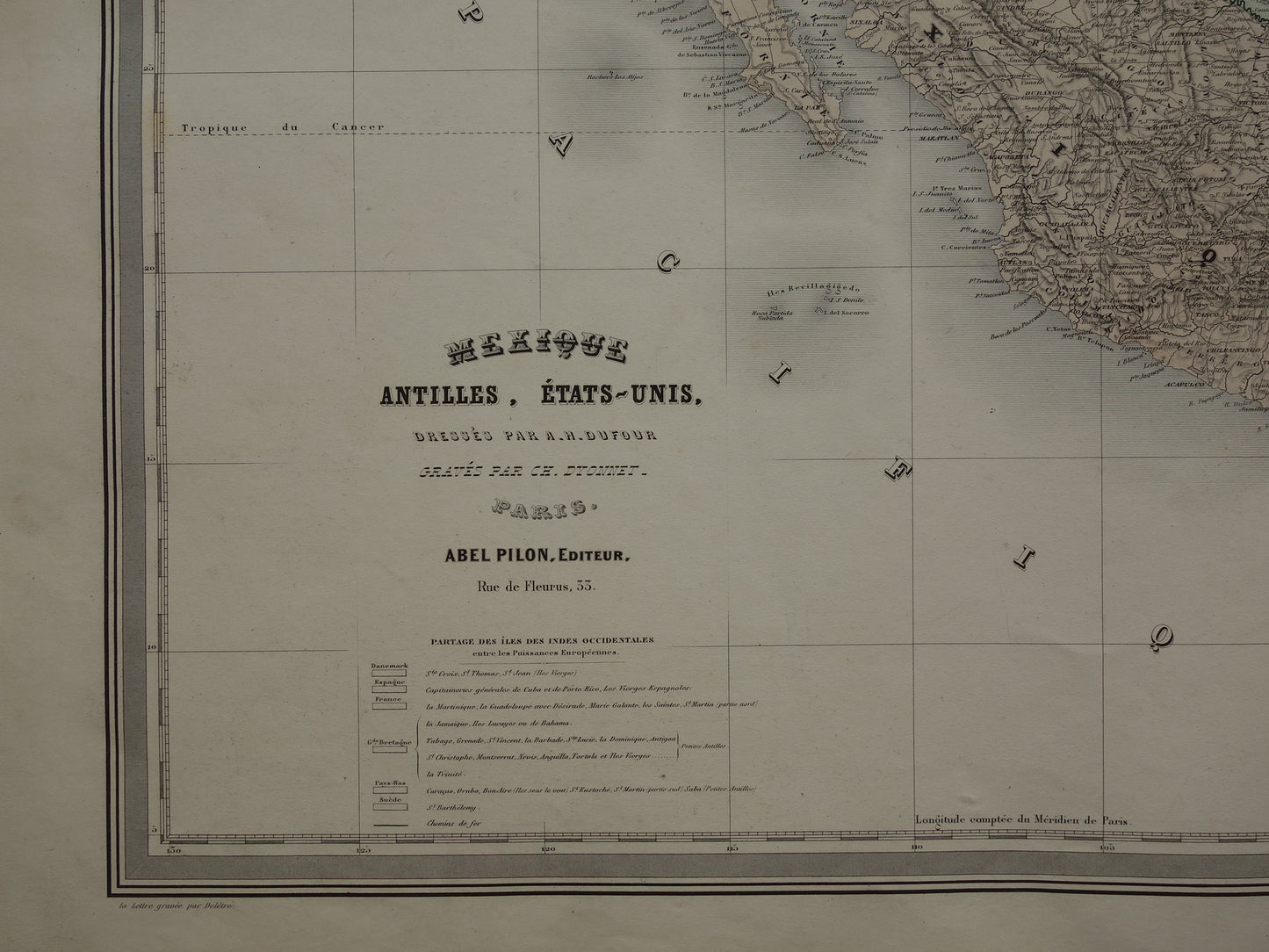 Old map of the United States of America 1880 original antique very large map poster USA Mexico