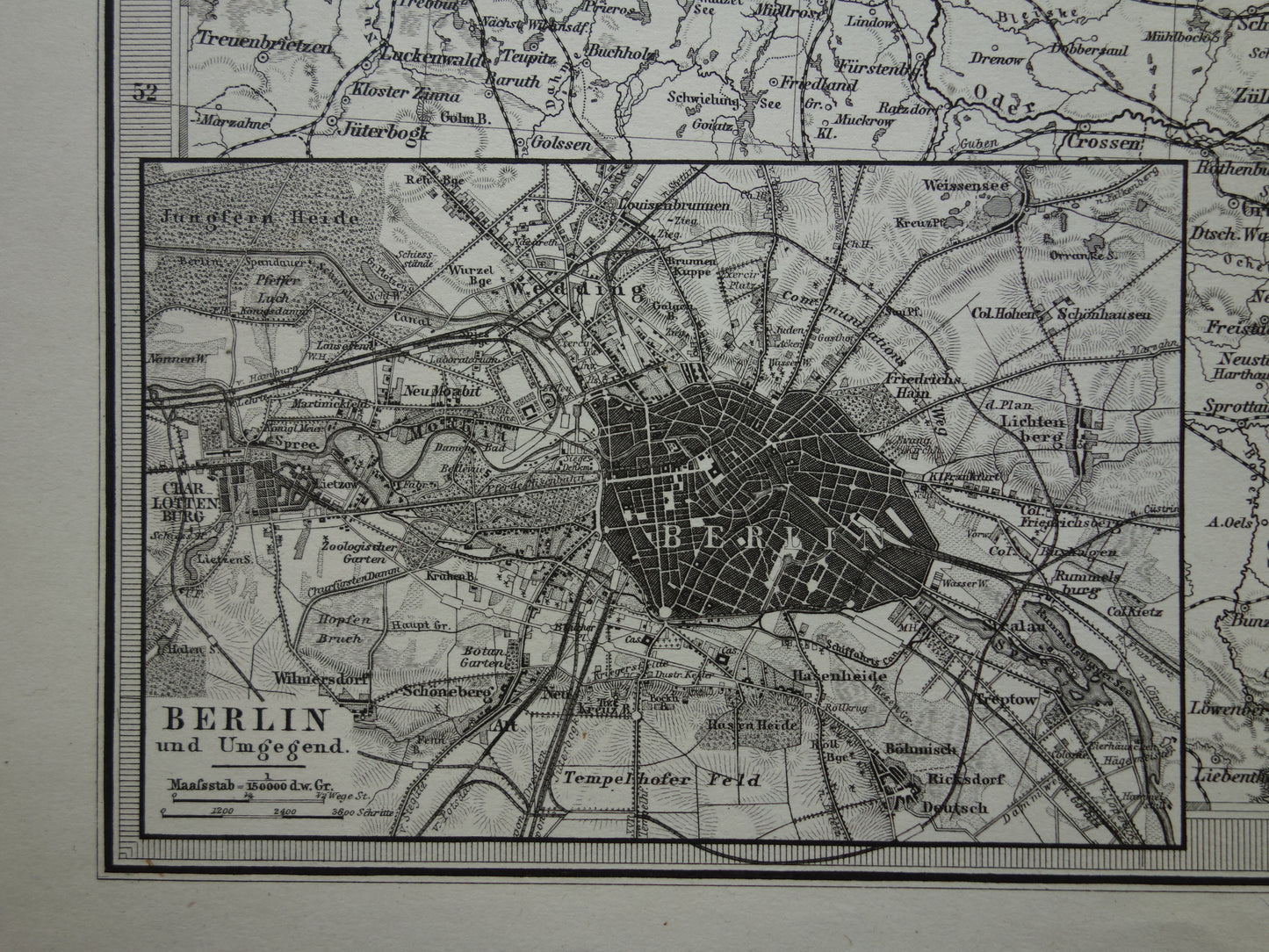 PRUSSIA Antique map of the Province of Prussia and Posen in 1878 Large original 145+ year old map Berlin Prussia Poland Germany