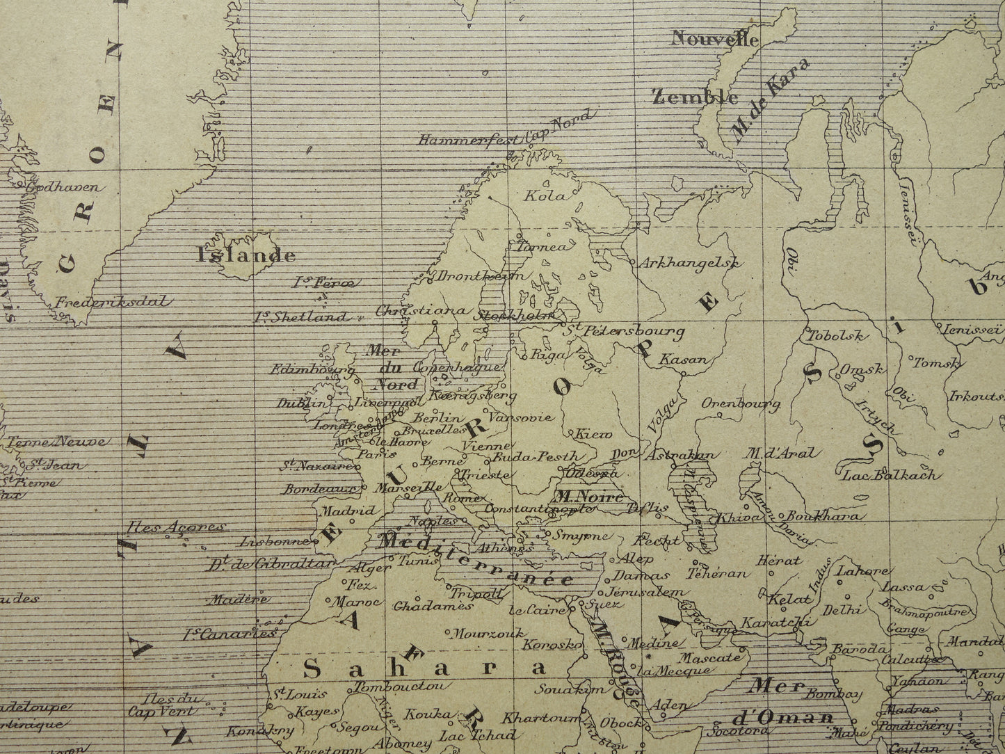 WORLD MAP old map of the world with routes explorers original antique map about voyages of discovery