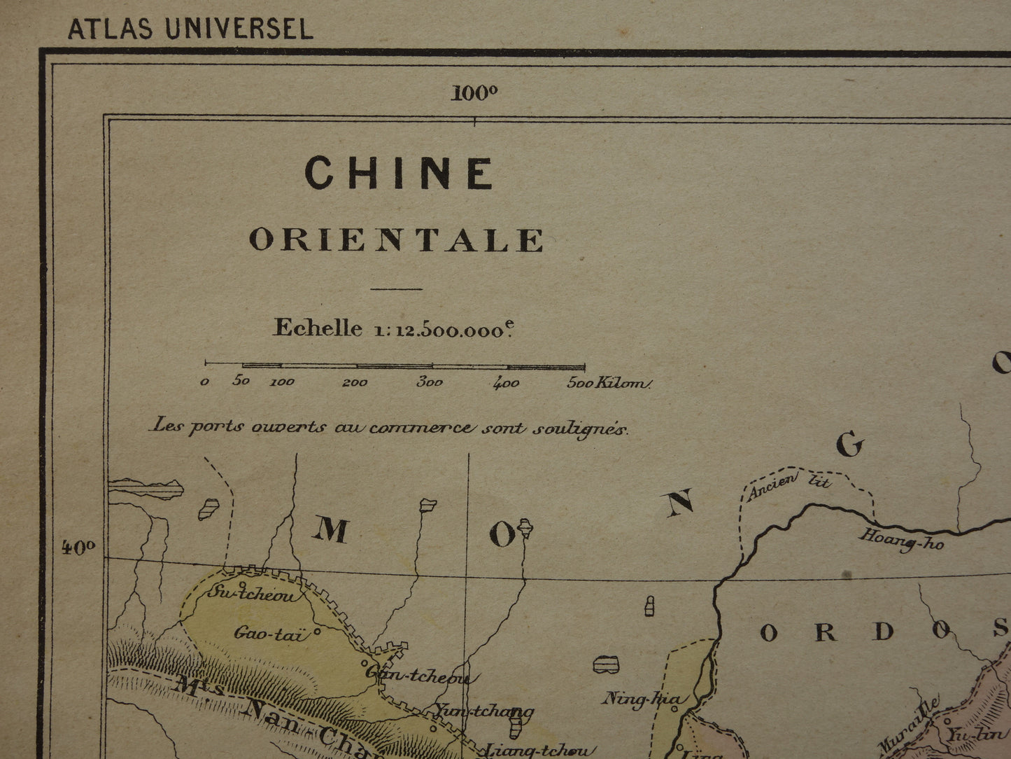 CHINA Old map of East China from the year 1896 historical map China old vintage maps