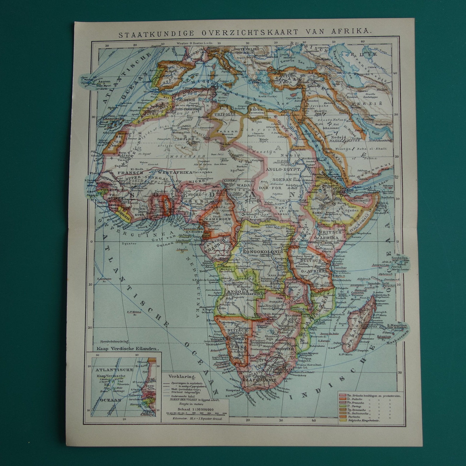 oude kaarten van Afrika kopen