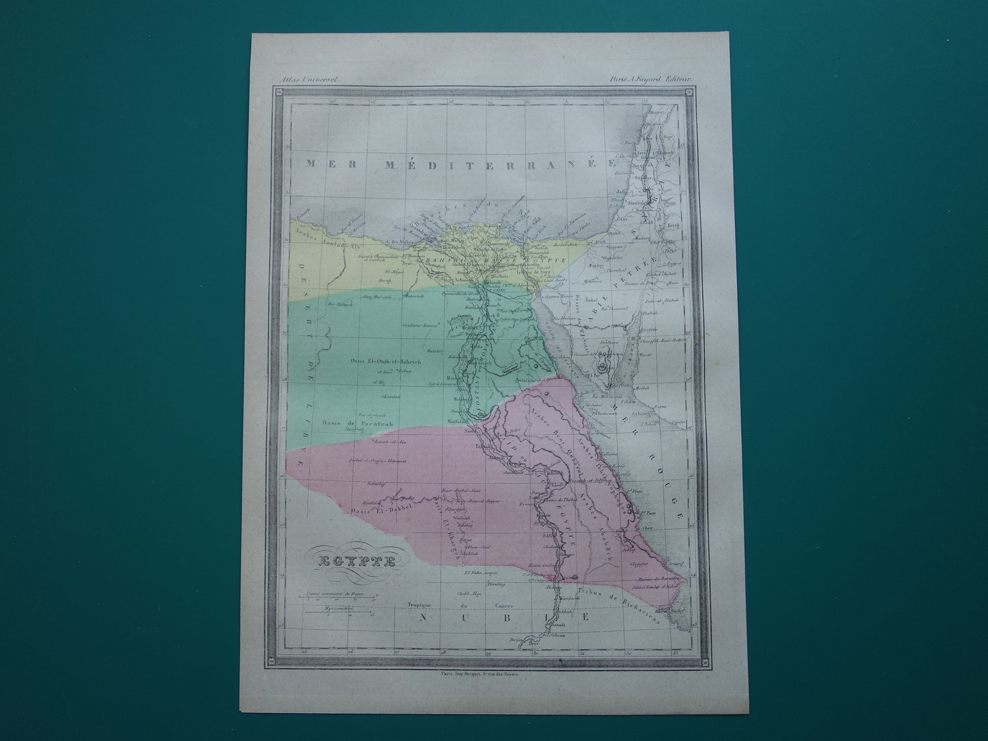 oude kaarten van Egypte kopen