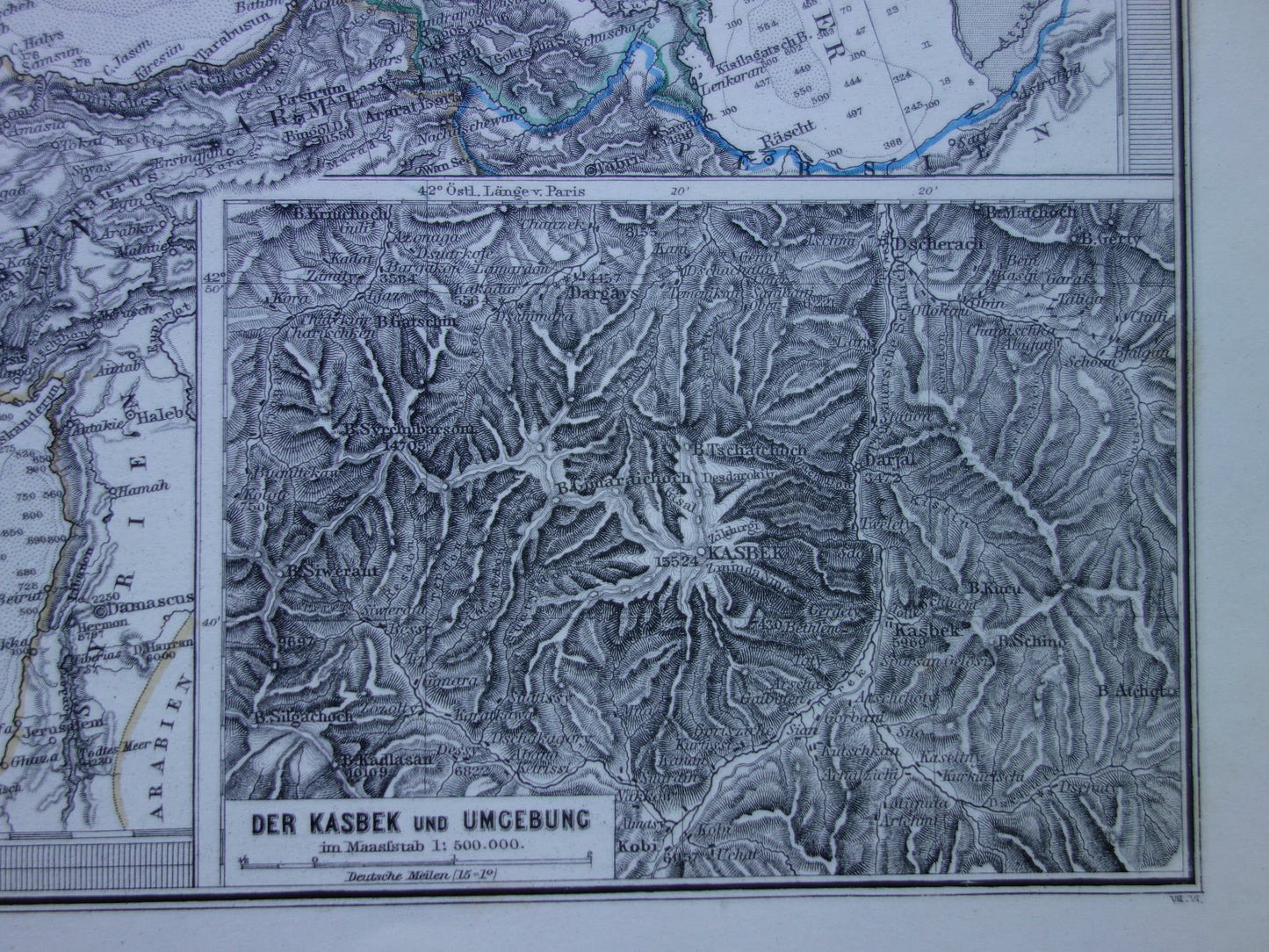 EUROPA oude landkaart van Europa uit 1876 originele antieke Duitse kaart van continent Europa