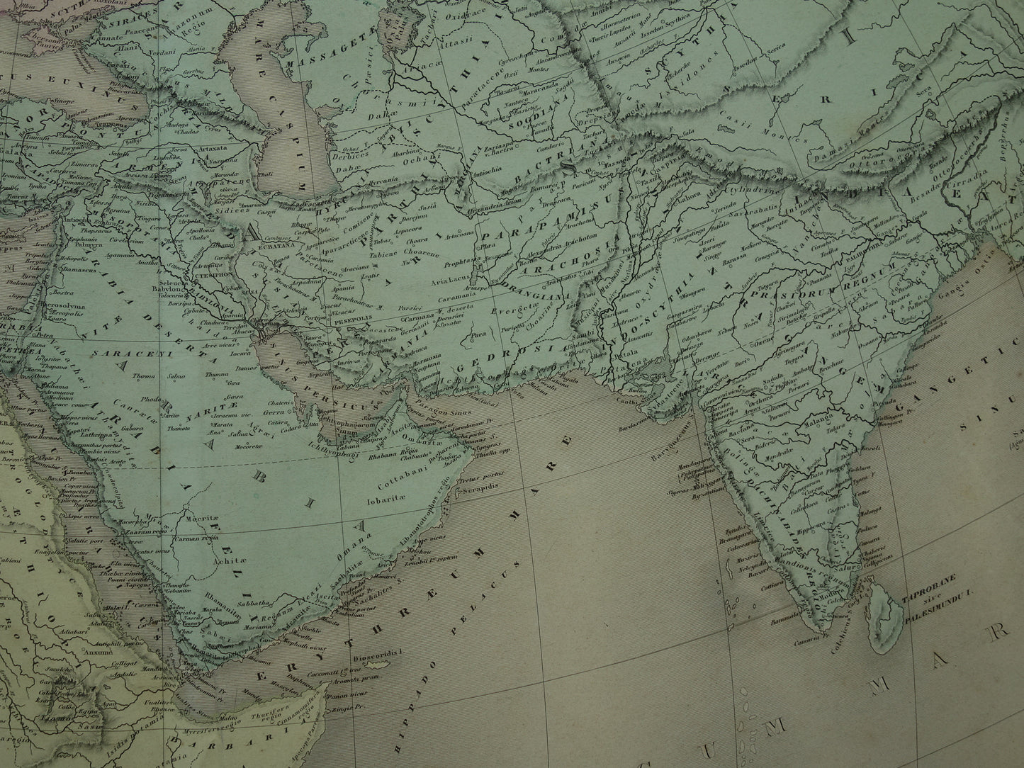 Old World Map of Classical Antiquity 1880 very large map of the world Ptolemy Herodotus