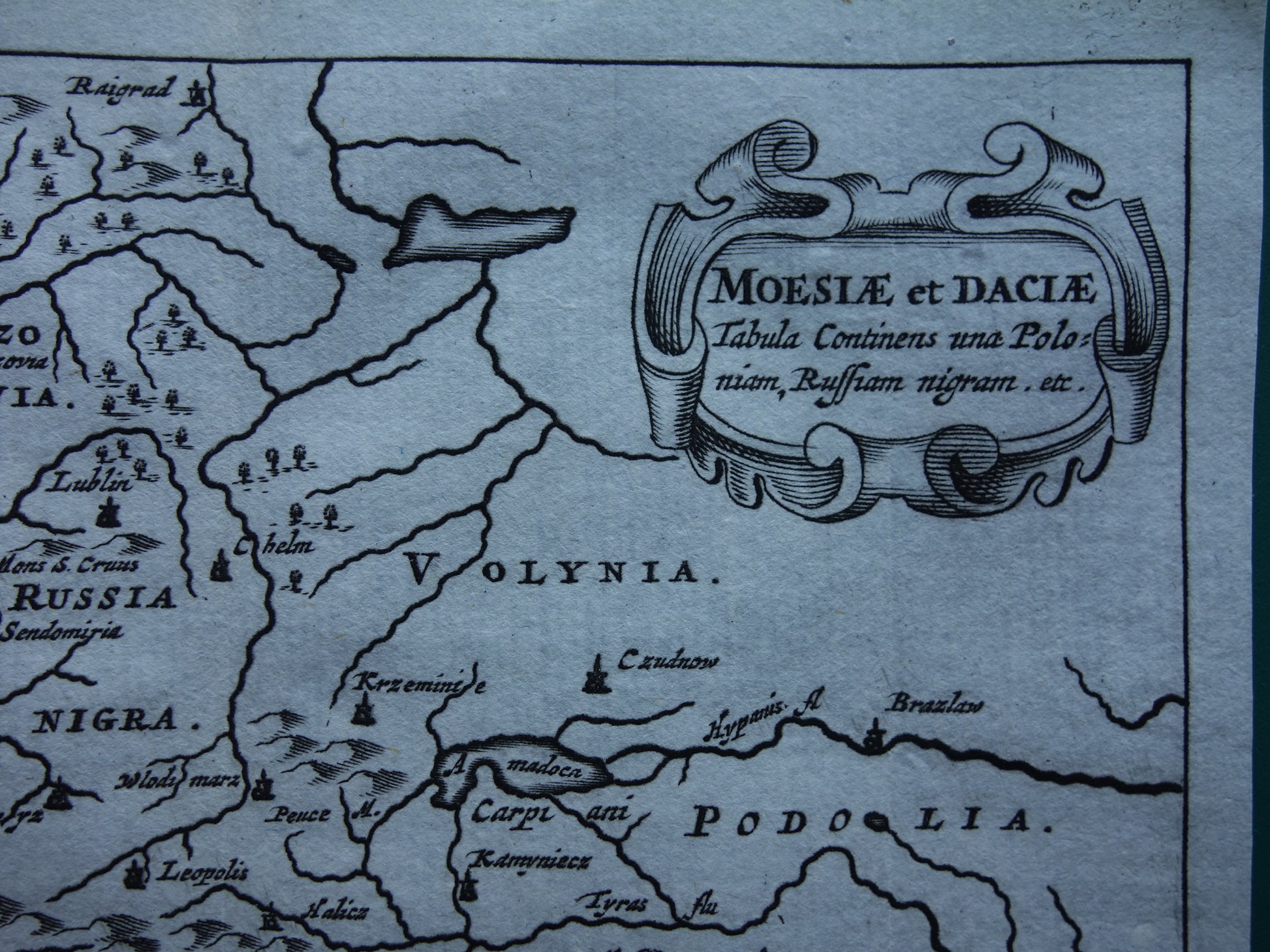 Moesiae et Daciae Cluver 1661