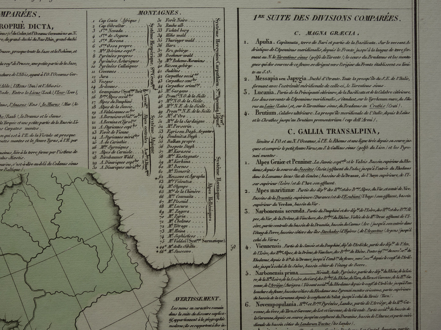 EUROPE old map of Europe in classical antiquity from 1831 Antique Map
