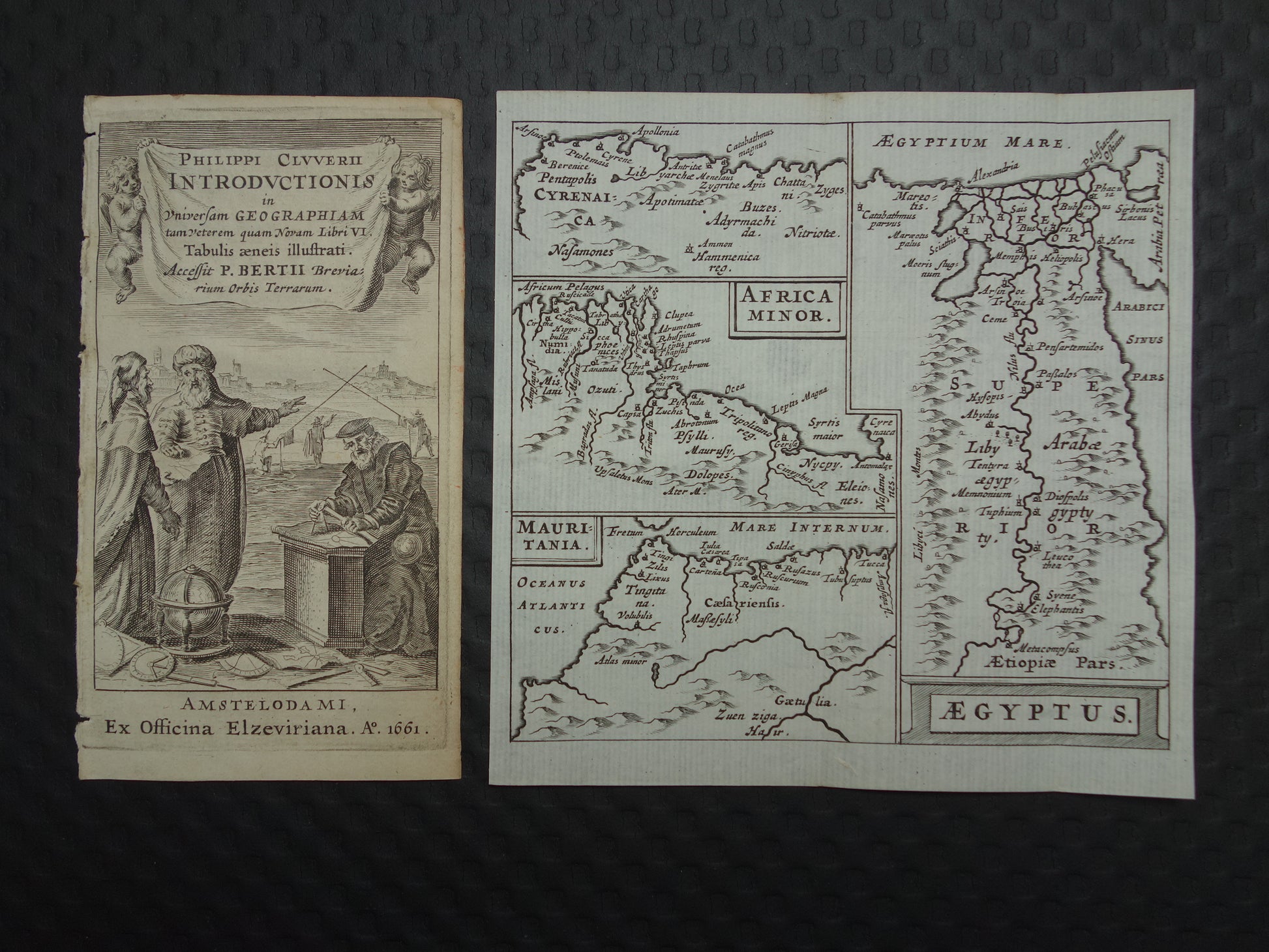 Aegyptus Africa Minor Mauritania Cluver 1661 map