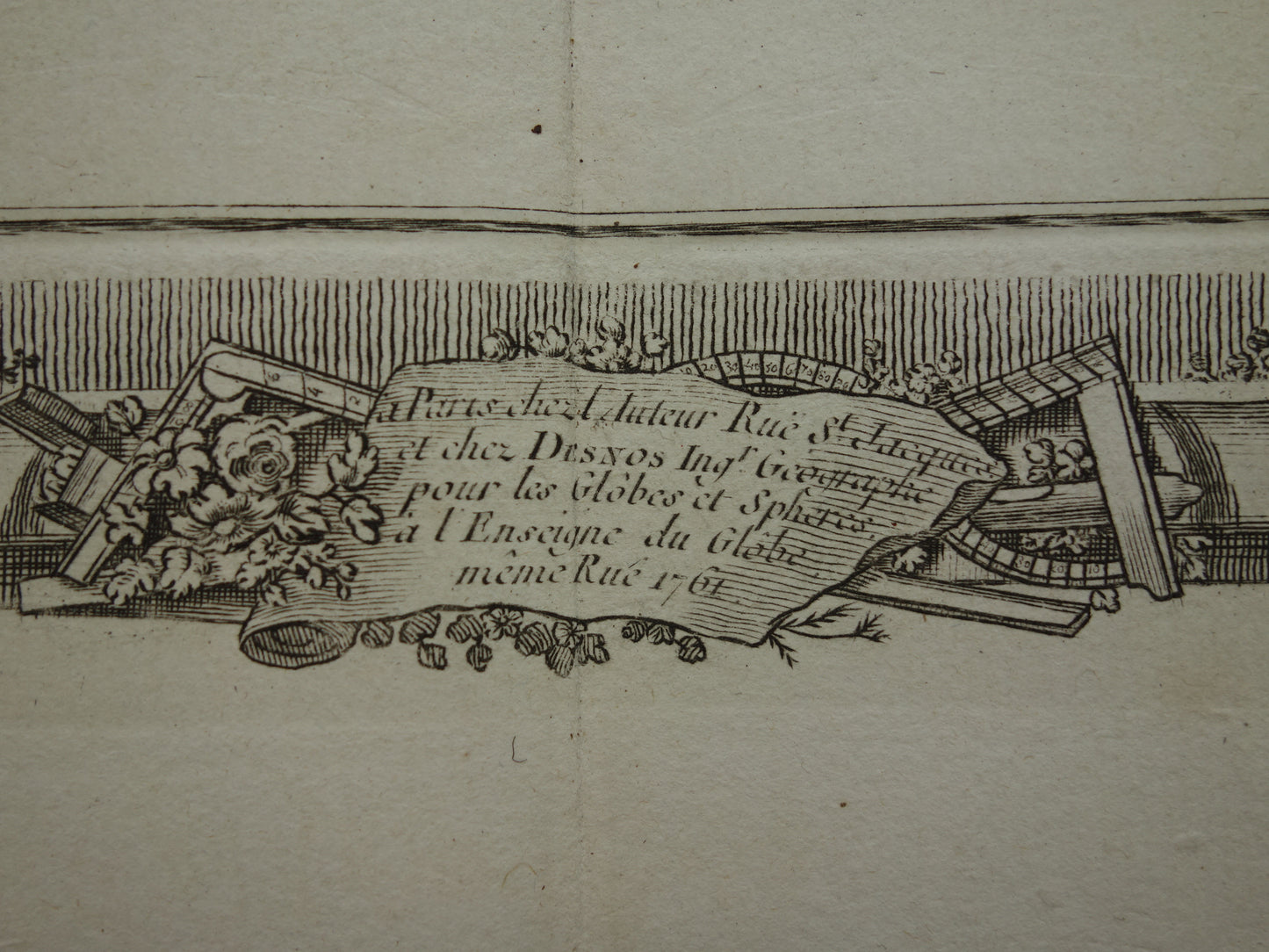 Oude wereldkaart uit 1761 Antieke kaart van de wereld Vintage wereldkaarten met jaartal