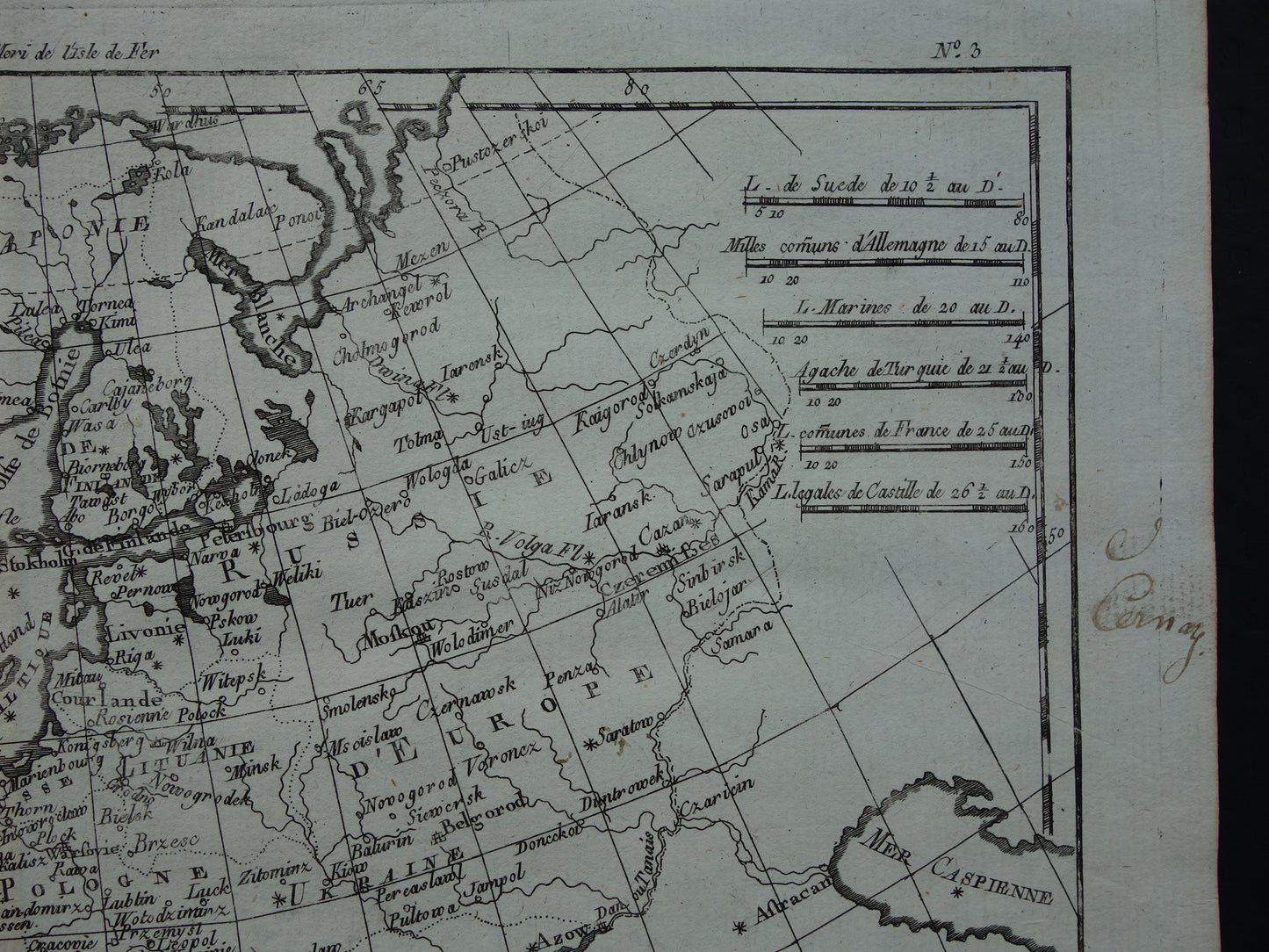 1780 Old Map of Europe Original Antique Map - Raynal Bonne Europe