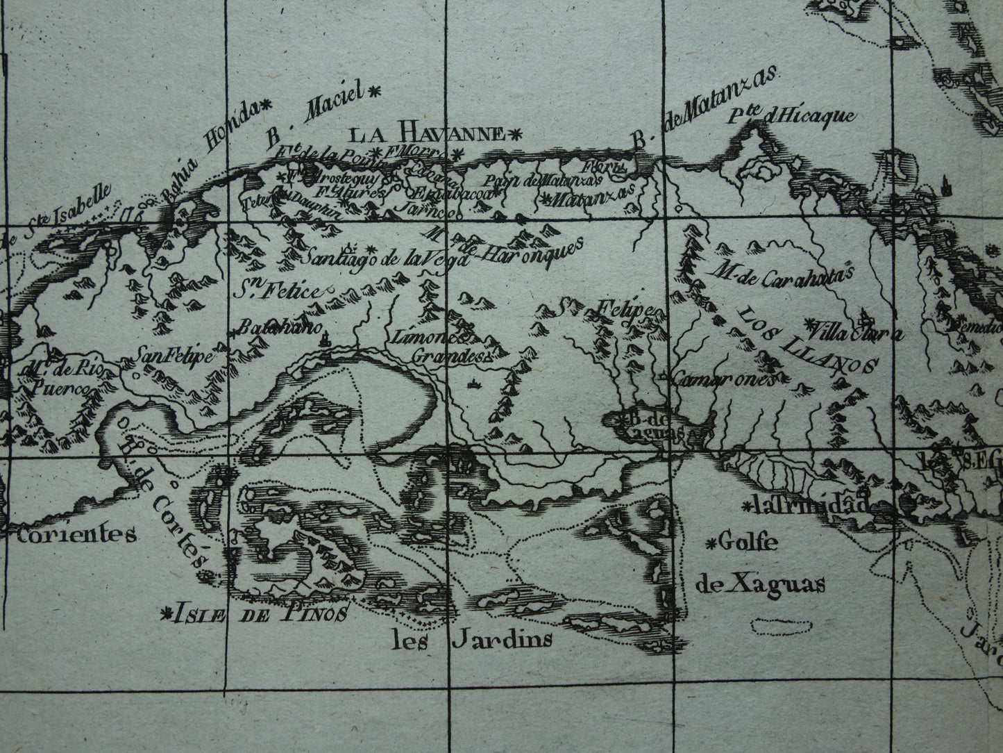 antieke kaarten van Cuba 