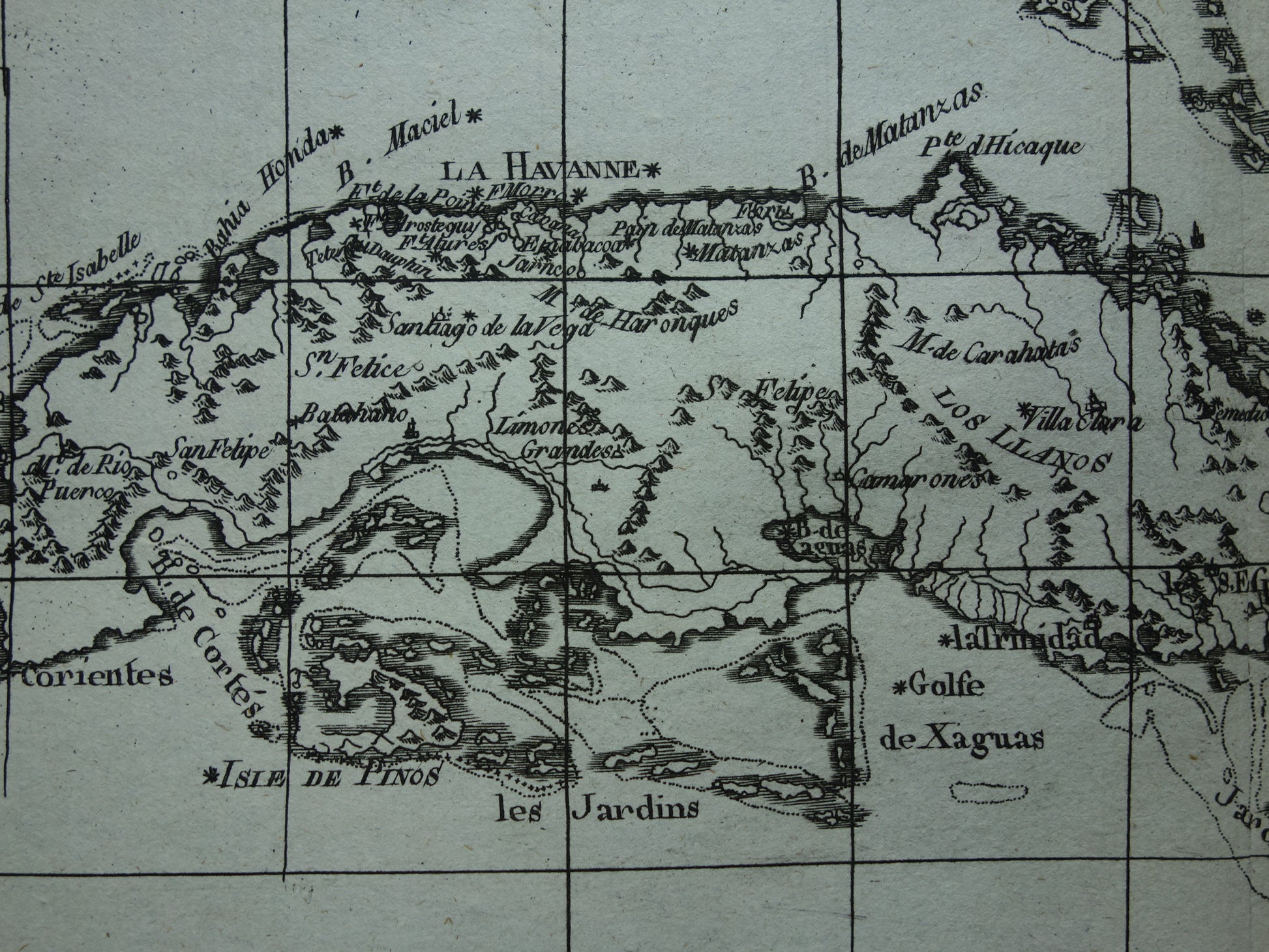 antieke kaarten van Cuba 