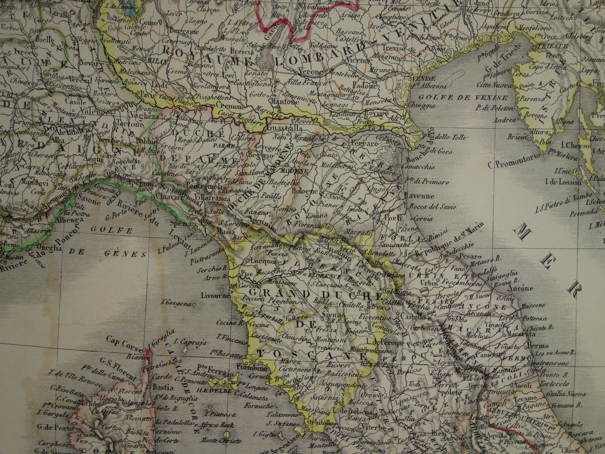oude landkaarten winkel Italië