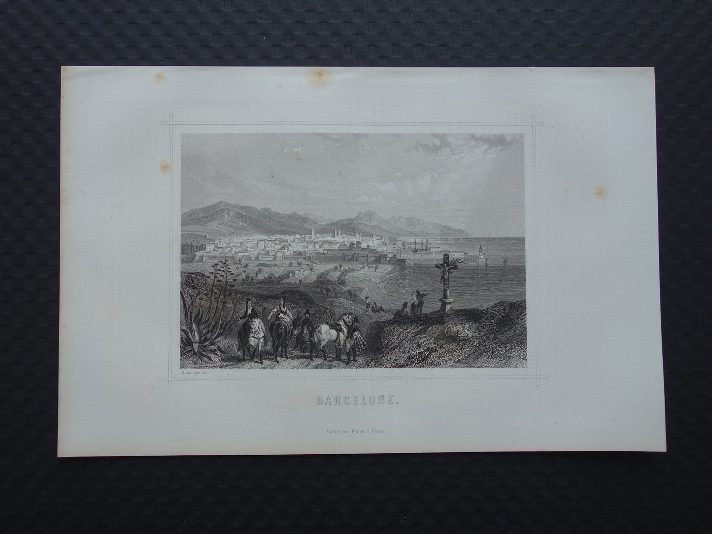 gravure barcelona antiek