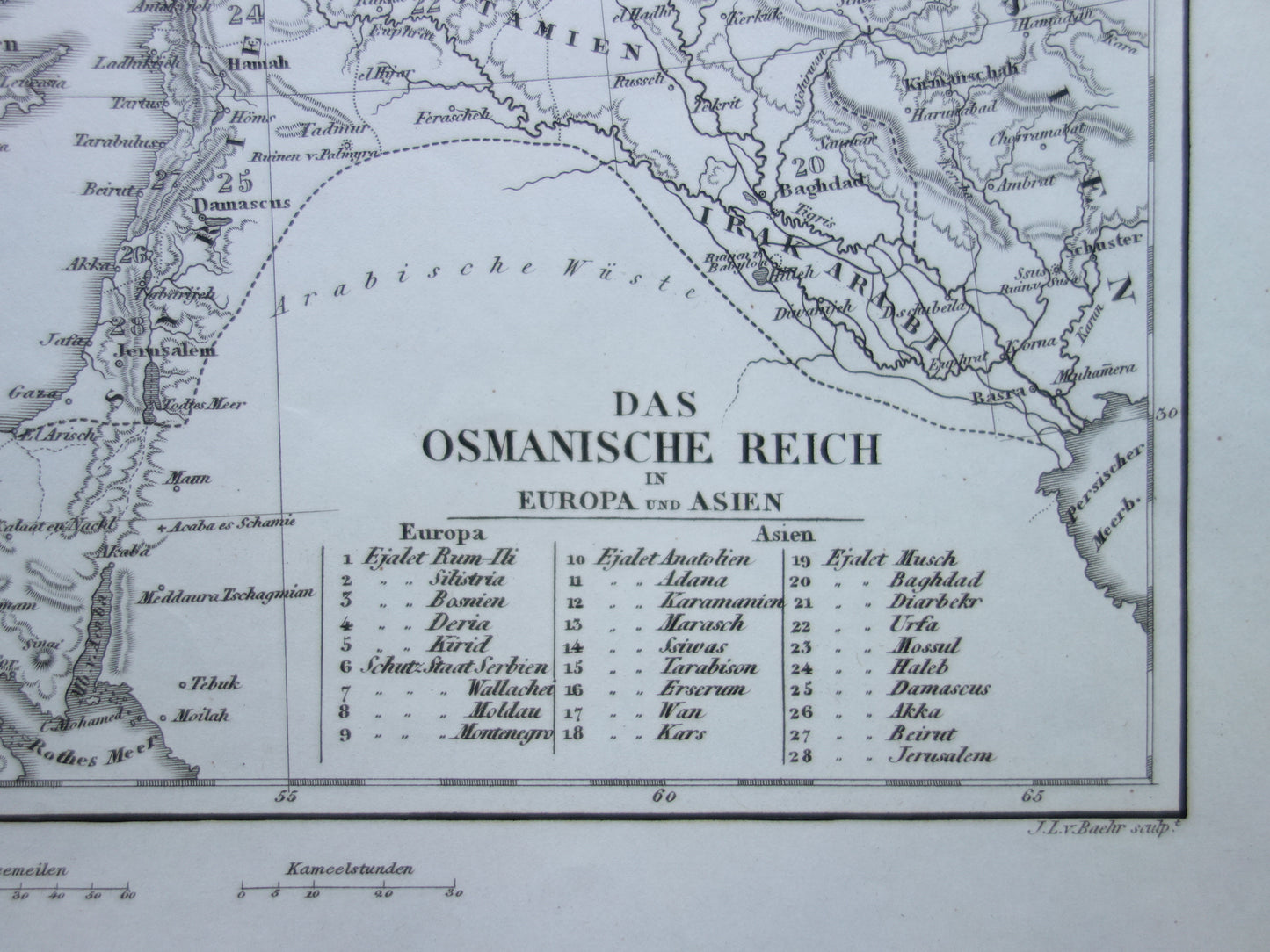 Het Ottomaanse rijk in het jaar 1849