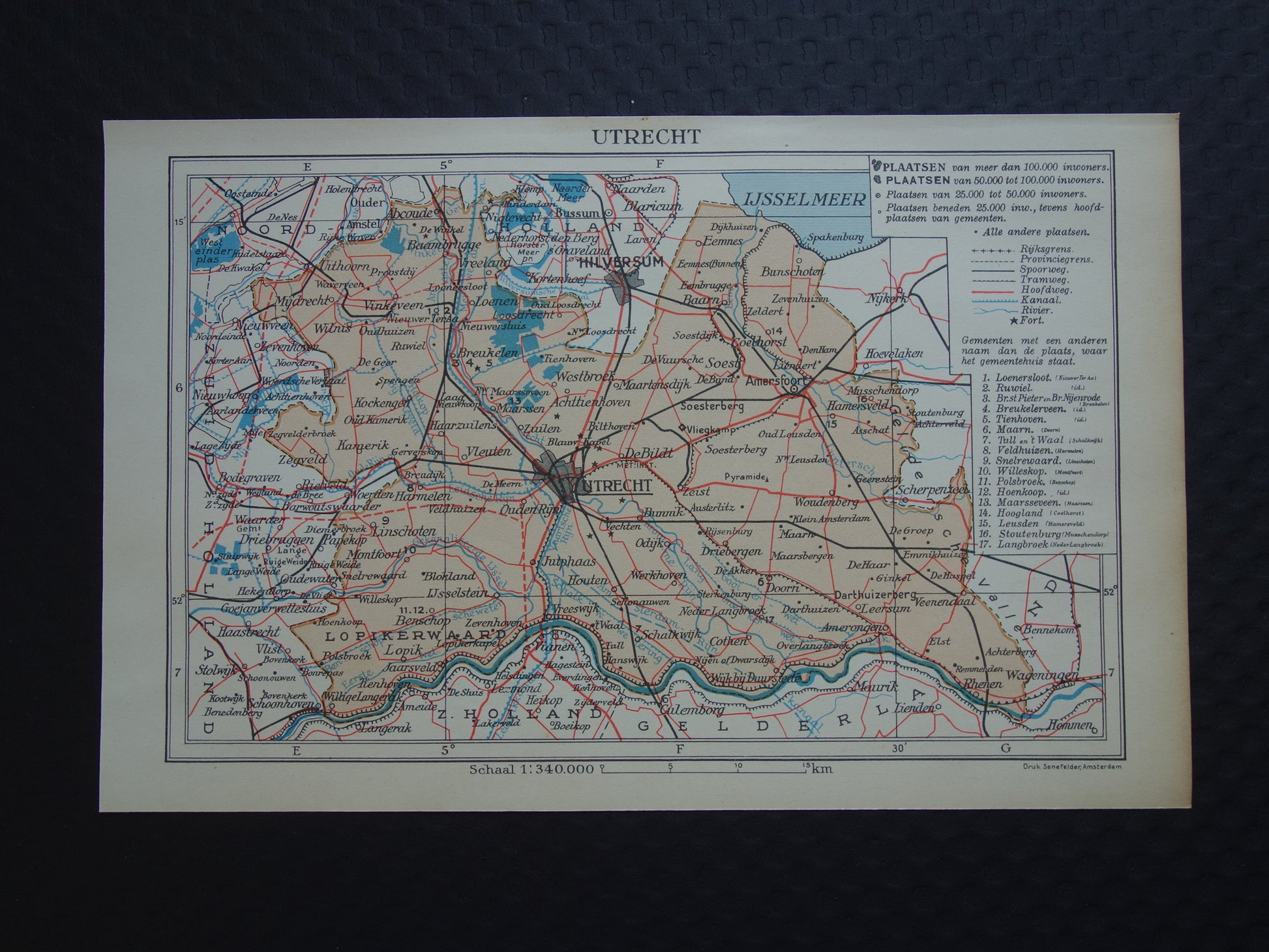 provincie utrecht in het jaar 1938