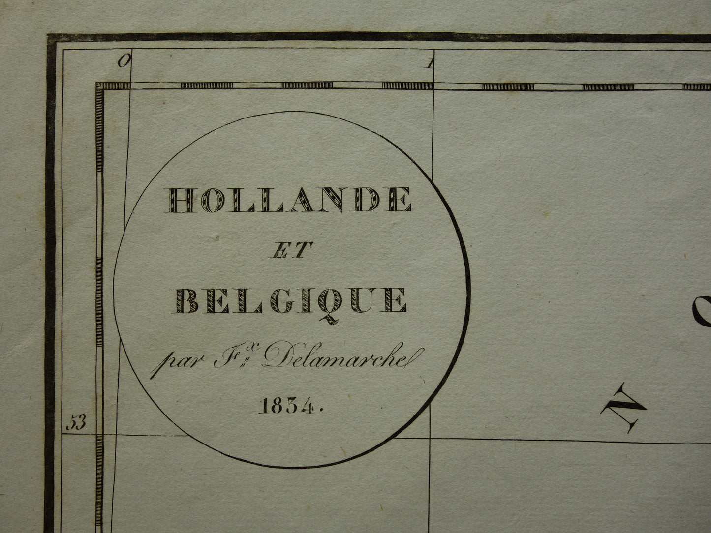 Hollande et Belgique par F. Delamarche 1834
