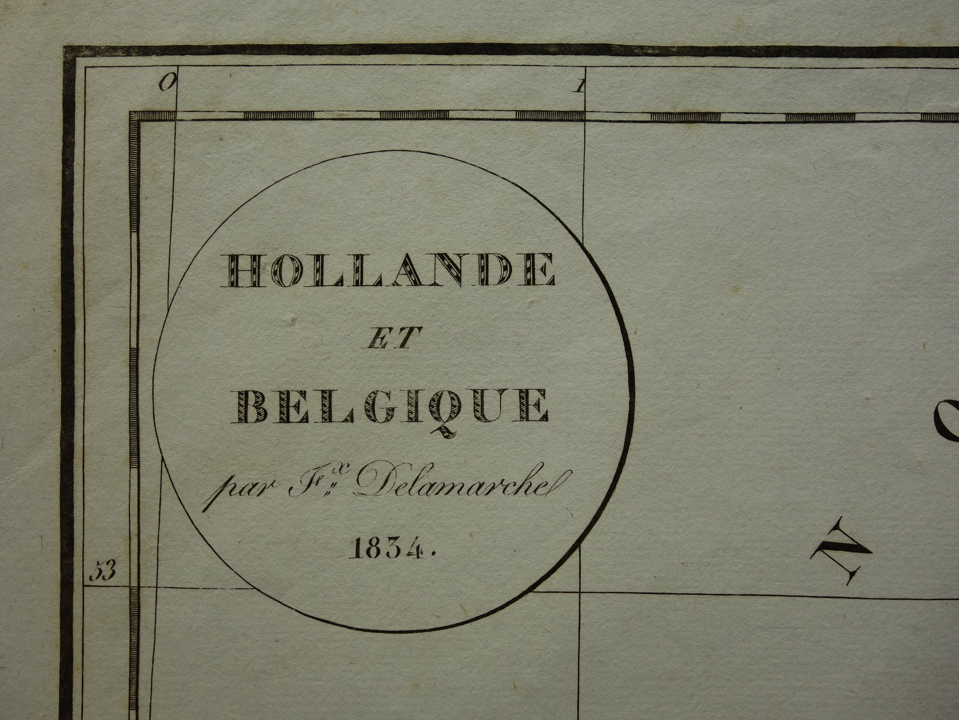 Hollande et Belgique par F. Delamarche 1834
