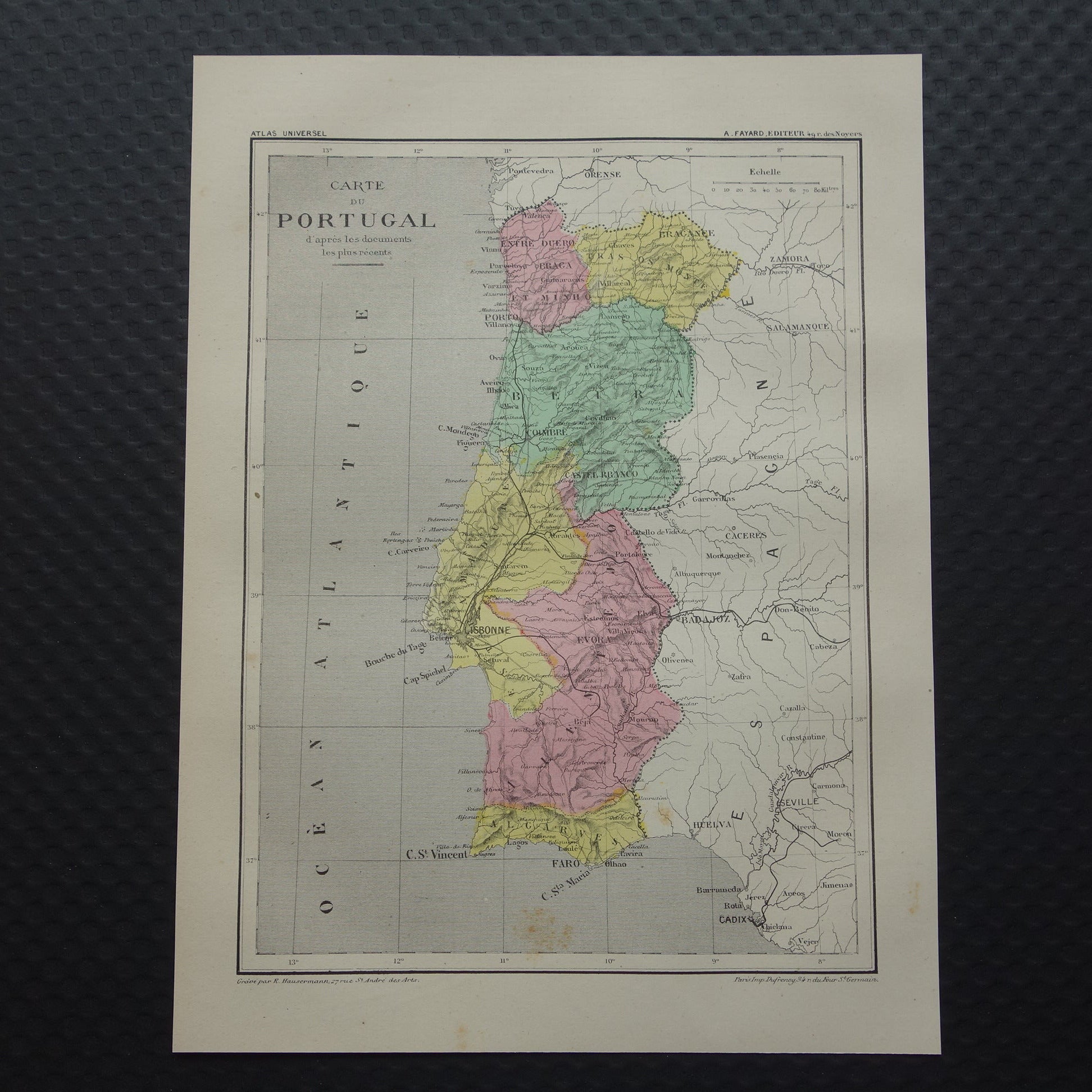 oude kaarten van Portugal te koop