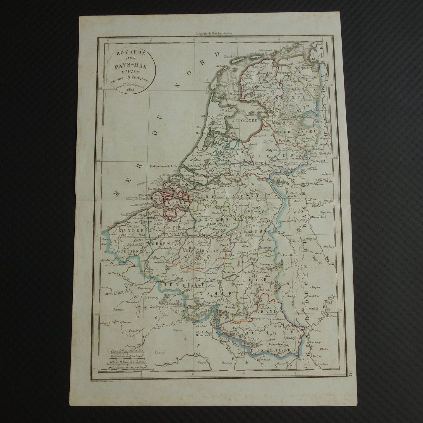 Nederland en Belgie voor 1830 kaart historische landkaart