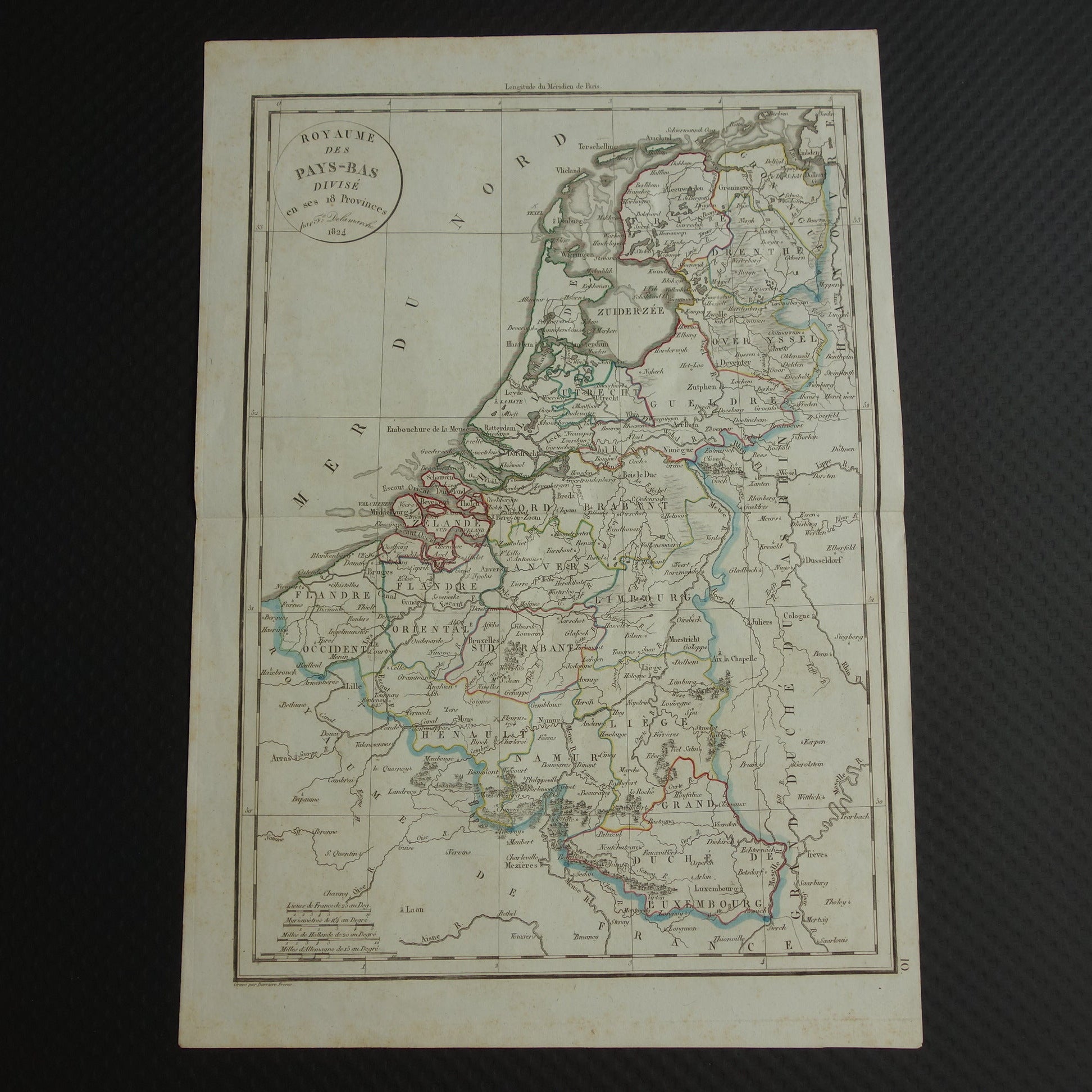 Nederland en Belgie voor 1830 kaart historische landkaart