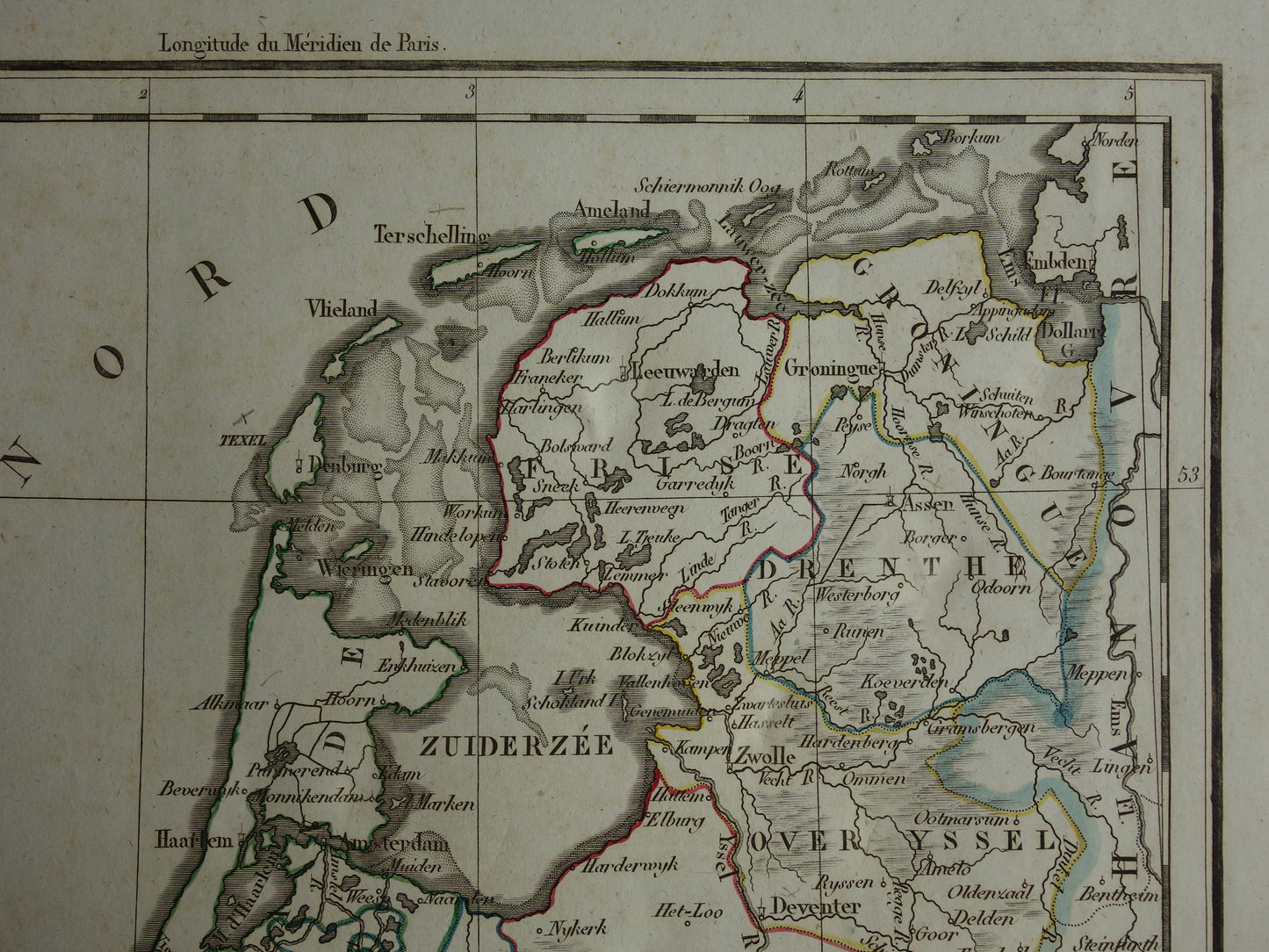 NETHERLANDS 200+ year old map of the Netherlands and Belgium in the year 1824 Original antique map