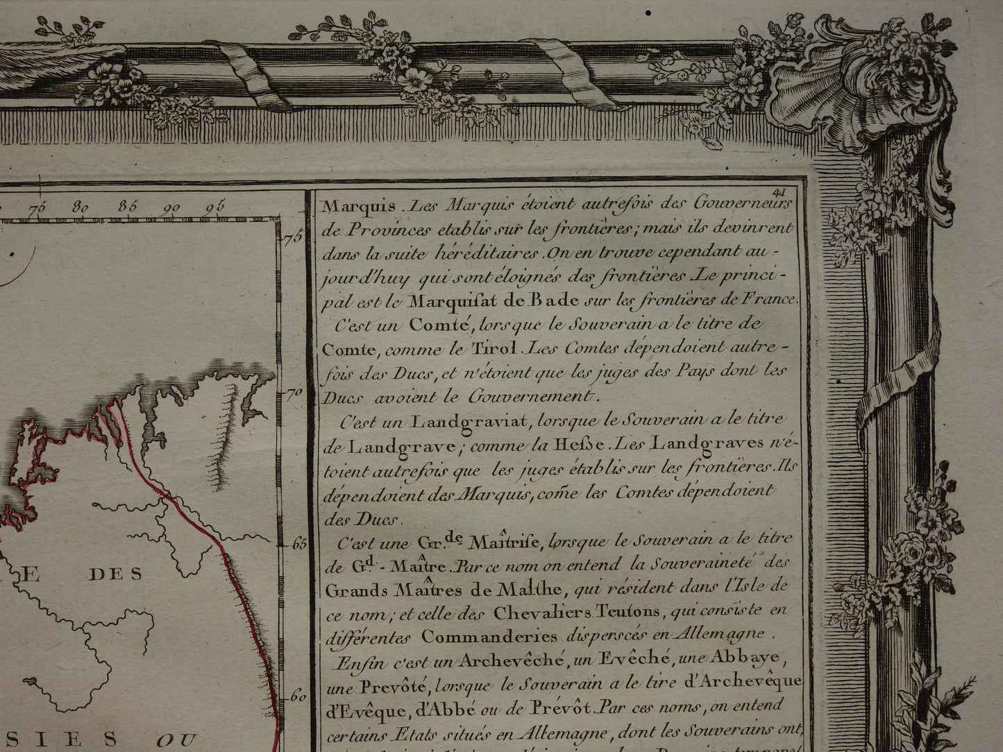 Antique Map of Europe from 1761 Original Old Map Continent Europe Vintage Maps