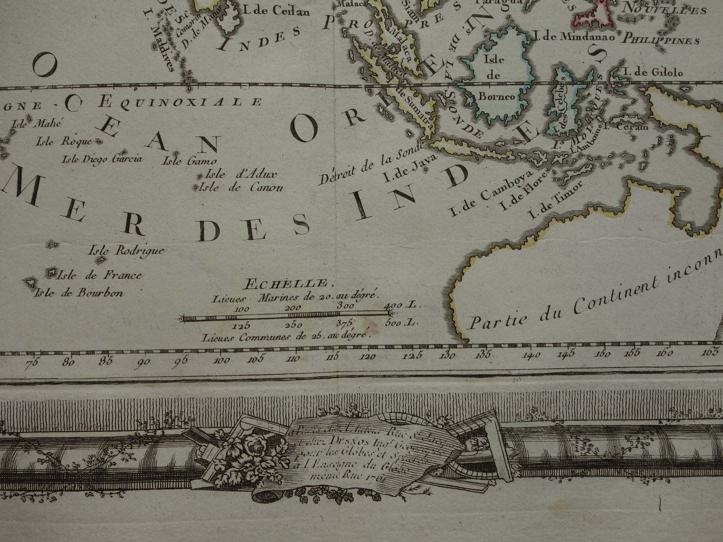 Old Map Asia from 1761 Original Antique Map Continent Asia Vintage Maps