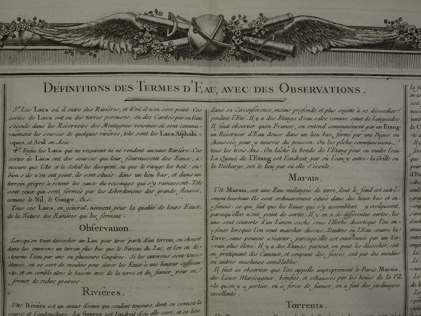GEOGRAPHY Set of two old engravings about concepts from Geography - Original 260+ year old French matching prints