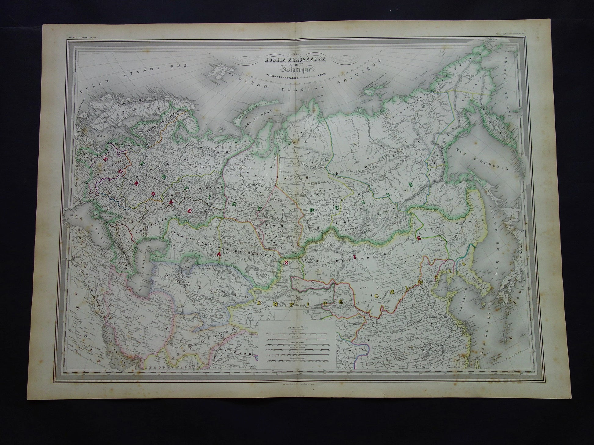 Het Russische Rijk in het jaar 1858