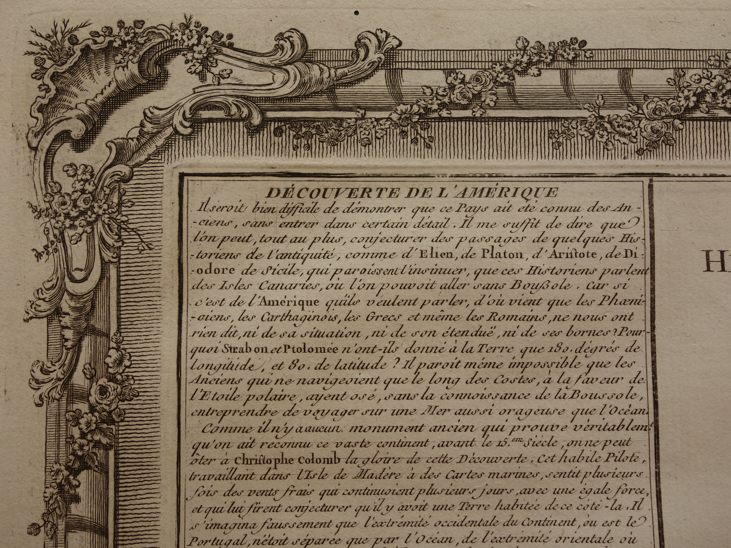 Old world map from 1761 Large original historical map of the world Double hemisphere with date