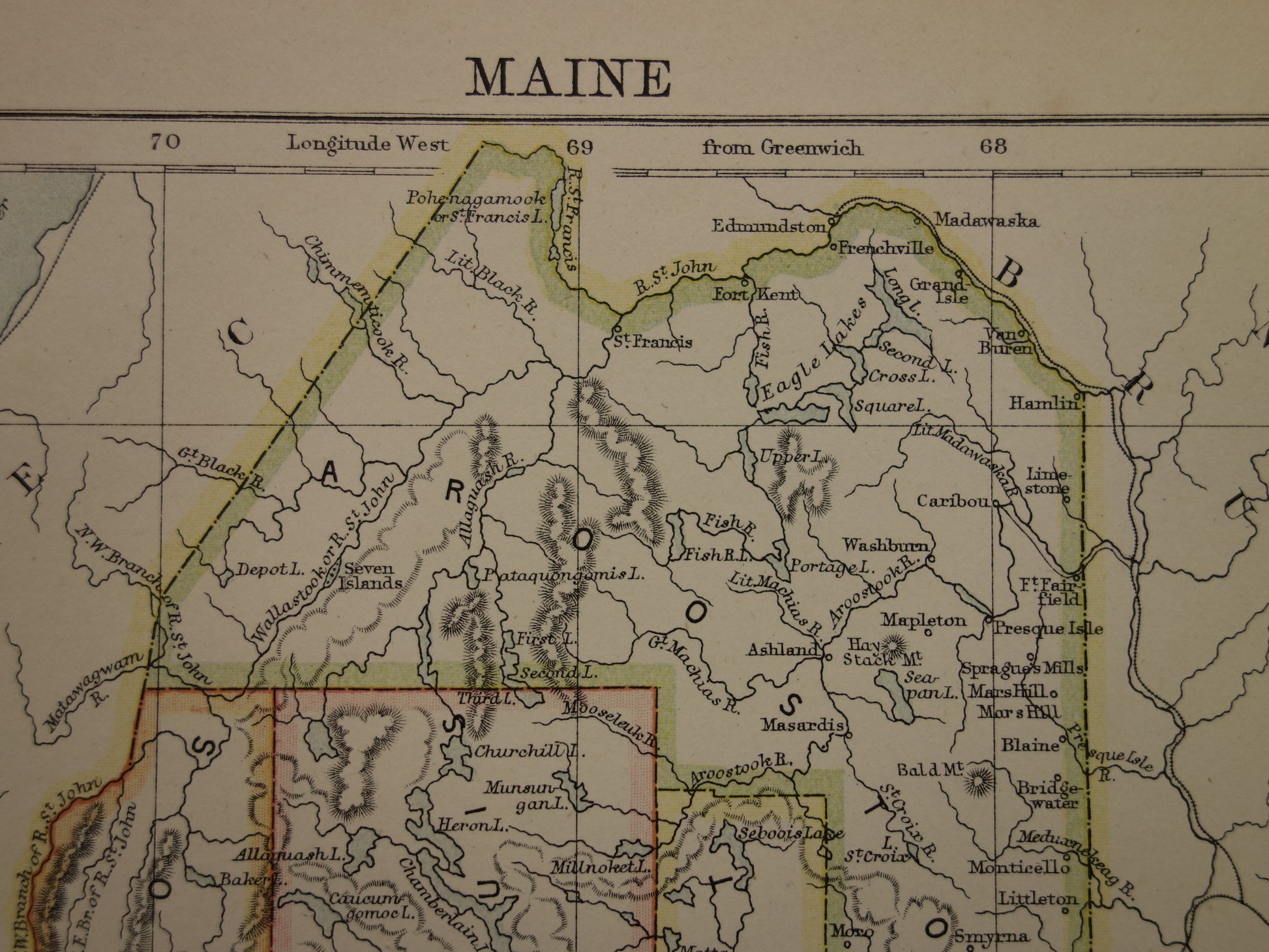 MAINE USA VS vintage kaarten kopen
